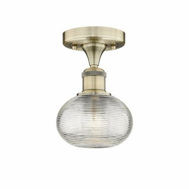 Innovations Lighting - Ithaca - 1 Light Semi-Flush Mount In Industrial
