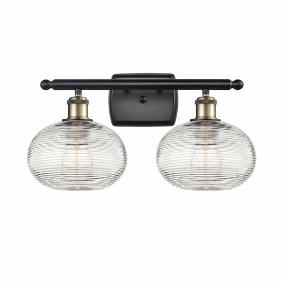 Innovations Lighting - Ithaca - 2 Light Bath Vanity In Industrial Style-9.25
