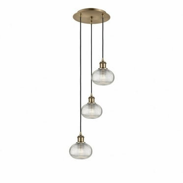 Innovations Lighting - Ithaca - 3 Light Cord Hung Multi Pendant In Industrial