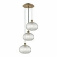 thumbnail image 1 of Innovations Lighting - Ithaca - 3 Light Cord Hung Multi Pendant In Industrial, 1 of 7