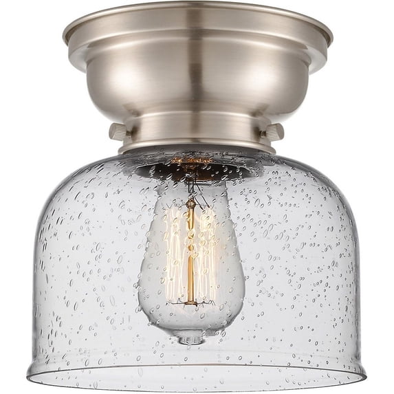 Innovations Lighting - Large Bell-1 Light Flush Mount in Industrial Style-8
