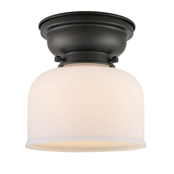 Innovations Lighting - Large Bell-1 Light Flush Mount in Industrial Style-8