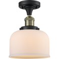 thumbnail image 1 of Innovations Lighting - Large Bell-1 Light Semi-Flush Mount in Industrial Style-8, 1 of 2