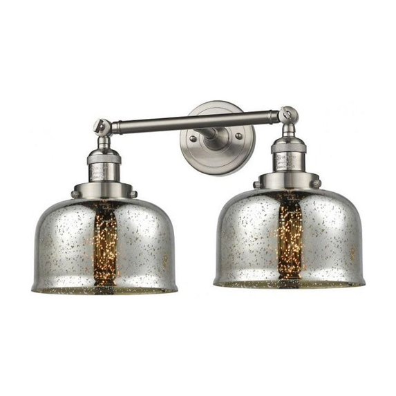 Innovations Lighting - Large Bell-2 Light Bath Vanity in Industrial Style-19