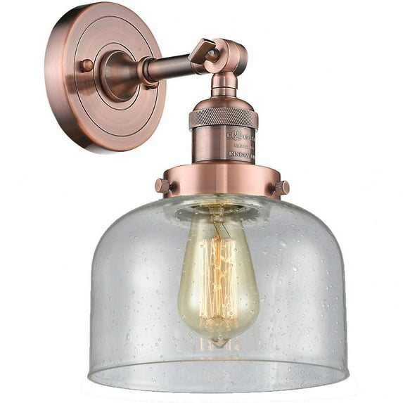 Innovations Lighting - Large Cone-One Light Wall Sconce-8 Inches Wide by 10