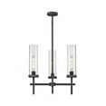 thumbnail image 1 of Innovations Lighting  Lincoln - 3 Light 12" Stem Hung Pendant Weathered Zinc/Clear, 1 of 5