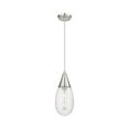 thumbnail image 1 of 450-1P-SN-G450-6SCL Innovations Lighting Malone - 1 Light Pendant In Contemporary Style-14.63 Inches Tall and 6 Inches Wide-Satin Nickel, 1 of 5
