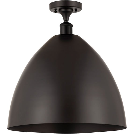 Innovations Lighting Metal Bristol - 1 Light 16" Semi-Flush Mount