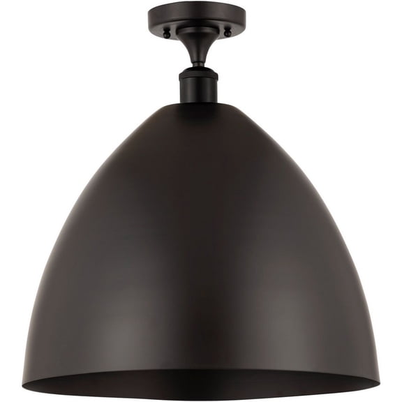 Innovations Lighting Metal Bristol - 1 Light 16" Semi-Flush Mount