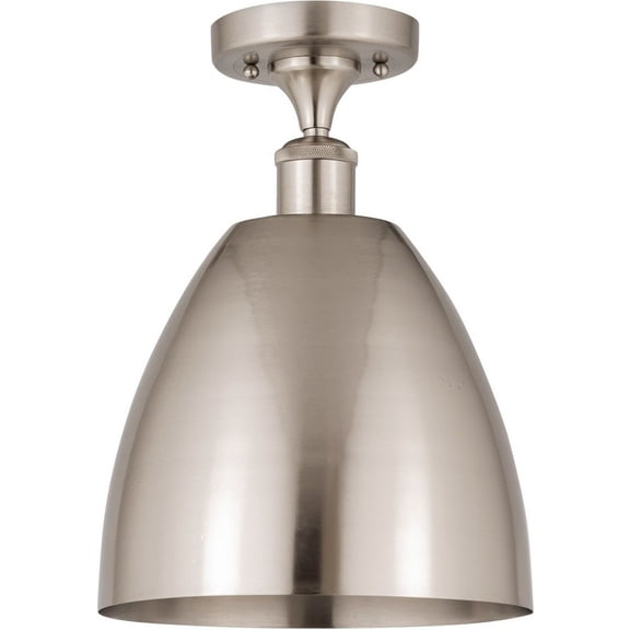 Innovations Lighting Metal Bristol - 1 Light 9" Semi-Flush Mount