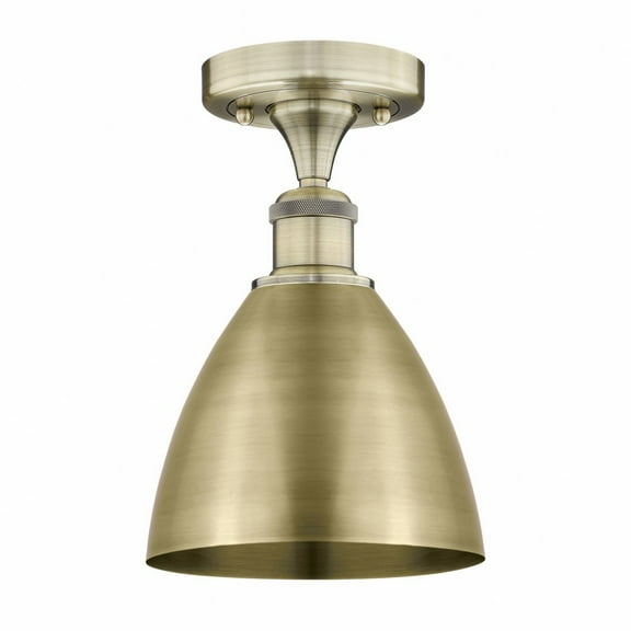 Innovations Lighting - Metal Bristol - 1 Light Semi-Flush Mount In Industrial