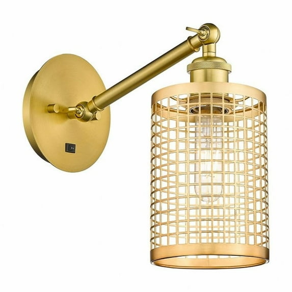Innovations Lighting Nestbrook - 1 Light Wall-Mounted Sconce Satin Gold