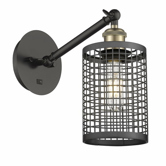 Innovations Lighting - Nestbrook - 1 Light Wall Sconce In Industrial Style-12