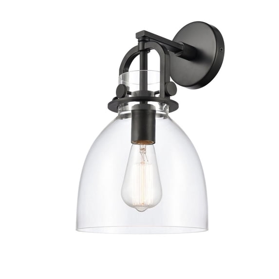 Innovations Lighting - Newton - 8 Inch 3.5W 1 LED Wall Sconce Matte Black