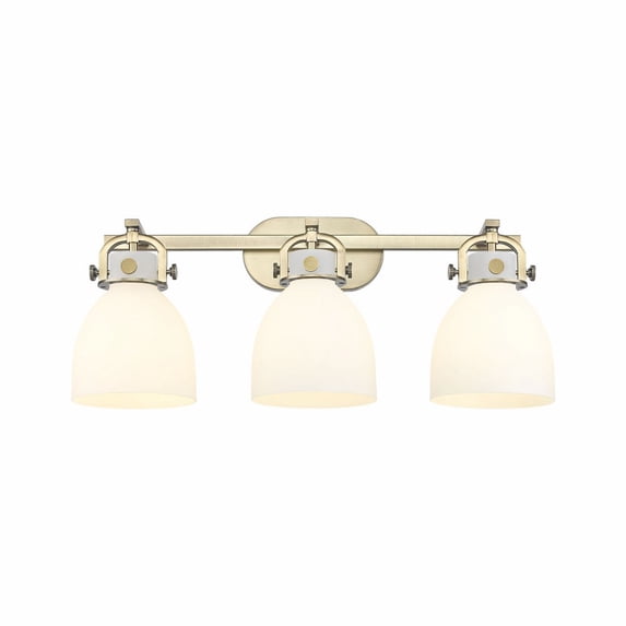 Innovations Lighting - Newton Bell - 3 Light Bath Vanity In Industrial