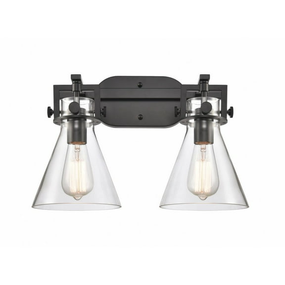 Innovations Lighting - Newton Cone - 2 Light Bath Vanity In Industrial Style-12