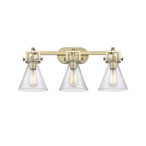 Innovations Lighting - Newton Cone - 3 Light Bath Vanity In Industrial Style-12