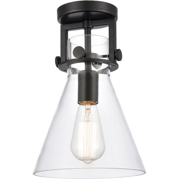 Innovations Lighting - Newton-One Light Flush Mount-8 Inches Wide by 12.5 Inches