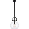 thumbnail image 1 of 410-1S-BK-10CL Innovations Lighting Newton-One Light Mini Pendant-14 Inches Wide by 17 Inches High-Matte Black Finish, 1 of 4