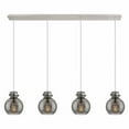 thumbnail image 1 of Innovations Lighting  Newton Sphere - 4 Light 8" Cord Hung Linear Pendant Polished Nickel/Light Smoke, 1 of 5