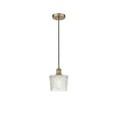 thumbnail image 1 of 616-1P-AB-G402 Innovations Lighting Niagra - 1 Light Cord Hung Mini Pendant In Industrial Style-9.25 Inches Tall and 6.5 Inches Wide-Antique Brass, 1 of 7