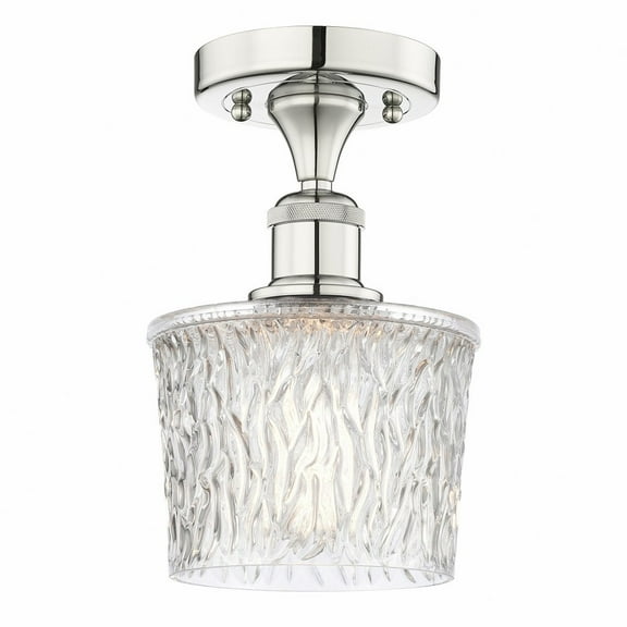 Innovations Lighting - Niagra - 1 Light Semi-Flush Mount In Art Deco Style-9.25