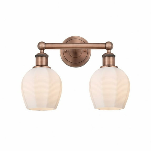 Innovations Lighting - Norfolk - 2 Light Bath Vanity In Industrial Style-11.38
