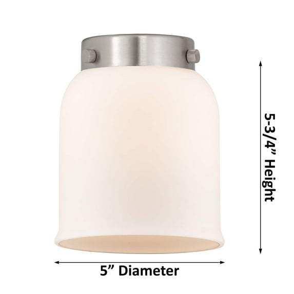 Innovations Lighting Nouveau 2 Bell - 3 Light 23" Bath Vanity Light Polished Chrome/Matte White