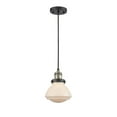 thumbnail image 1 of 201C-BAB-G321 Innovations Lighting Olean - 1 Light Cord Hung Mini Pendant In Industrial Style-7.75 Inches Tall and 6.75 Inches Wide-Black Antique, 1 of 7