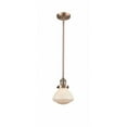 thumbnail image 1 of 201S-AC-G321 Innovations Lighting Olean - 1 Light Stem Hung Mini Pendant In Industrial Style-7.75 Inches Tall and 6.75 Inches Wide-Antique Copper, 1 of 7