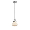 thumbnail image 1 of 201S-PC-G321 Innovations Lighting Olean - 1 Light Stem Hung Mini Pendant In Industrial Style-7.75 Inches Tall and 6.75 Inches Wide-Polished Chrome, 1 of 7