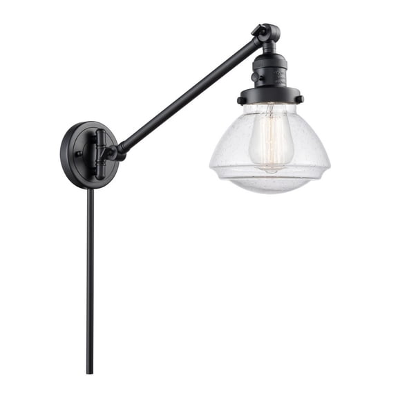 Innovations Lighting - Olean - 1 Light Swing Arm Wall Sconce In Industrial