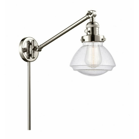 Innovations Lighting - Olean - 1 Light Swing Arm Wall Sconce In Industrial