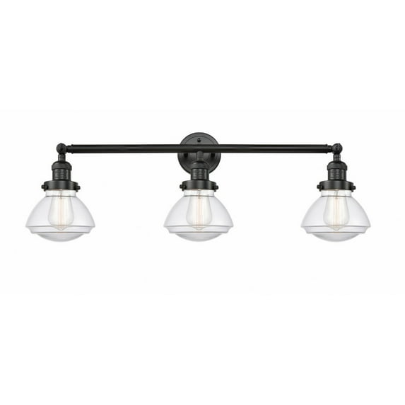 Innovations Lighting - Olean - 3 Light Bath Vanity In Industrial Style-7.75