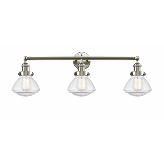 Innovations Lighting - Olean - 3 Light Bath Vanity In Industrial Style-7.75