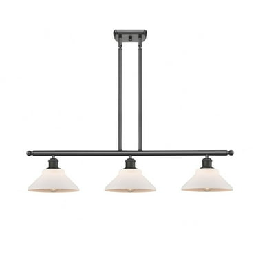 Innovations Lighting - Orwell - 3 Light Stem Hung Island In Industrial Style-9