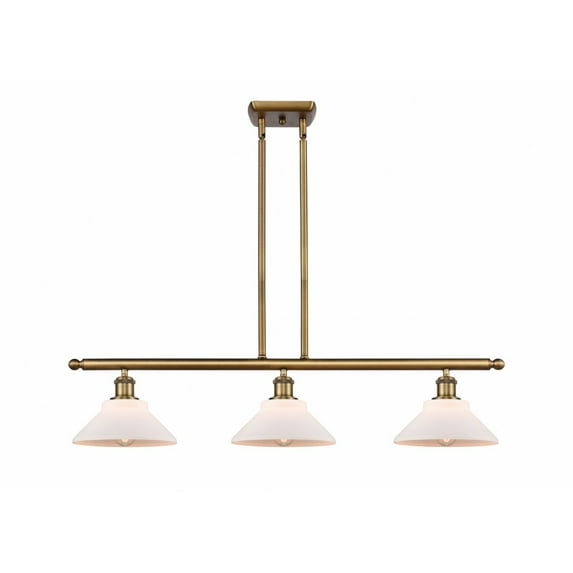 Innovations Lighting - Orwell - 3 Light Stem Hung Island In Industrial Style-9