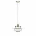 thumbnail image 1 of Innovations Lighting  Oxford - 1 Light 12" Cord Hung Mini Pendant Polished Nickel/Seedy, 1 of 5