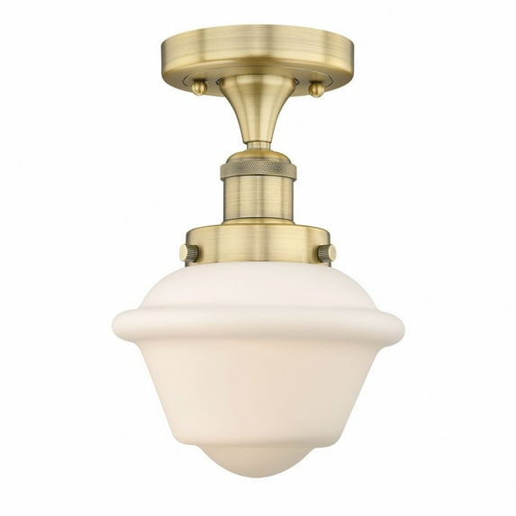 Innovations Lighting - Oxford - 1 Light Semi-Flush Mount In Industrial