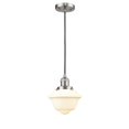thumbnail image 1 of 201C-SN-G531 Innovations Lighting Oxford - 1 Light Cord Hung Mini Pendant In Traditional Style-8 Inches Tall and 7.5 Inches Wide-Brushed Satin Nickel, 1 of 5