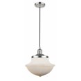 thumbnail image 1 of 201C-PN-G541 Innovations Lighting Oxford - 1 Light Cord Hung Mini Pendant In Traditional Style-11.5 Inches Tall and 11.75 Inches Wide-Polished Nickel, 1 of 5
