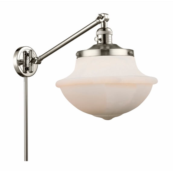 Innovations Lighting - Oxford - 1 Light Swing Arm Wall Sconce In Traditional