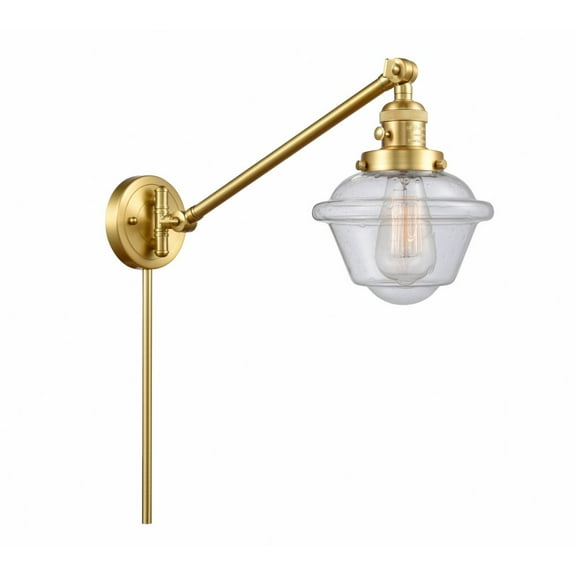 Innovations Lighting - Oxford - 1 Light Swing Arm Wall Sconce In Traditional