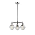 thumbnail image 1 of Innovations Lighting - Oxford - 3 Light Chandelier In Industrial Style-10 Inches, 1 of 2