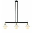 thumbnail image 1 of 213-BAB-G531 Innovations Lighting Oxford - 3 Light Island In Traditional Style-10 Inches Tall and 40 Inches Wide-Black Antique Brass Finish-Matte, 1 of 7