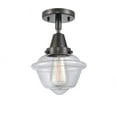 thumbnail image 1 of Innovations Lighting - Oxford - 7.5 Inch 3.5W 1 LED Flush Mount  Matte Black, 1 of 1