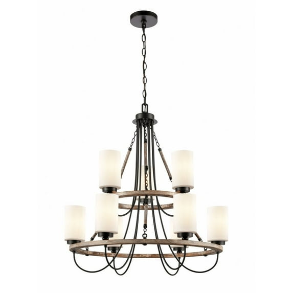 Innovations Lighting - Paladin - 9 Light Chandelier In Farmhouse Style-33.25