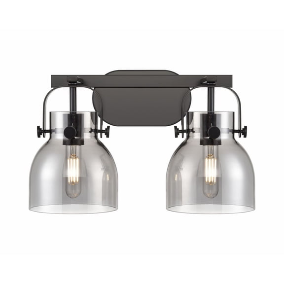 Innovations Lighting - Pilaster II Bell - 2 Light Bath Vanity In Industrial