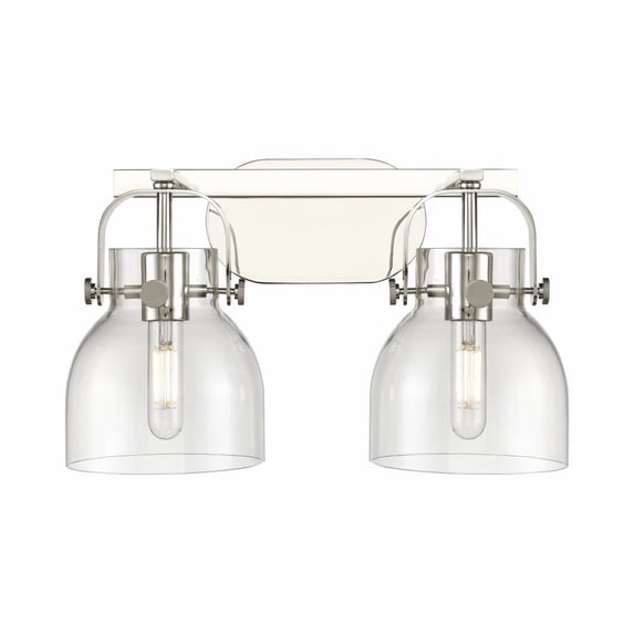 Innovations Lighting - Pilaster II Bell - 2 Light Bath Vanity In Industrial