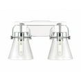 thumbnail image 1 of Innovations Lighting - Pilaster II Cone - 2 Light Bath Vanity In Industrial, 1 of 4